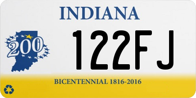 IN license plate 122FJ