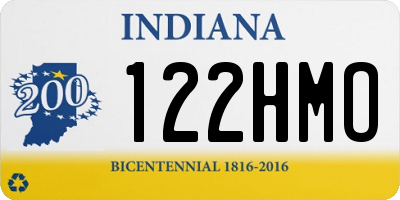 IN license plate 122HMO