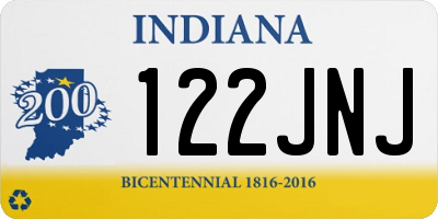 IN license plate 122JNJ