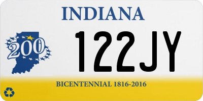 IN license plate 122JY