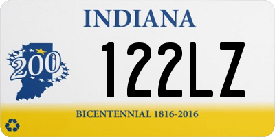 IN license plate 122LZ