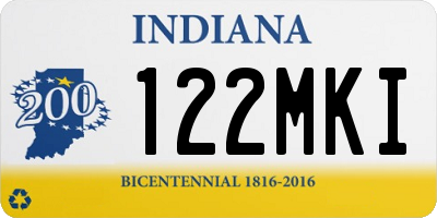 IN license plate 122MKI