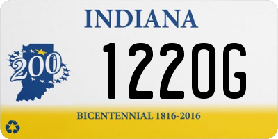 IN license plate 122OG