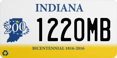 IN license plate 122OMB