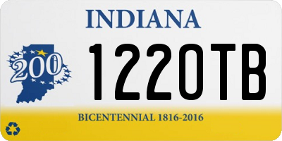 IN license plate 122OTB