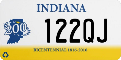 IN license plate 122QJ