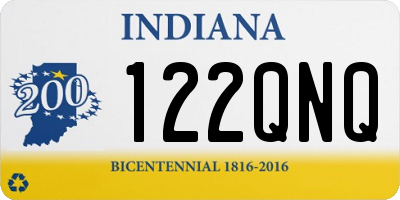 IN license plate 122QNQ