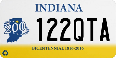 IN license plate 122QTA