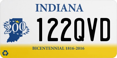 IN license plate 122QVD