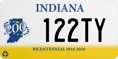 IN license plate 122TY