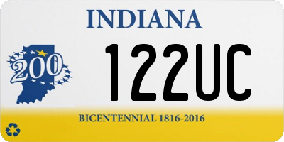 IN license plate 122UC