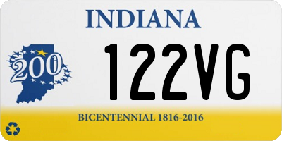 IN license plate 122VG