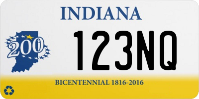 IN license plate 123NQ