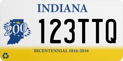 IN license plate 123TTQ