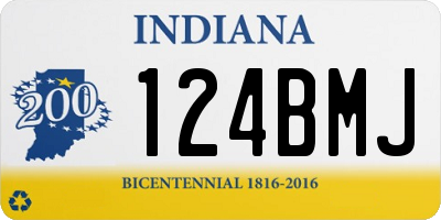 IN license plate 124BMJ