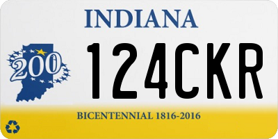 IN license plate 124CKR