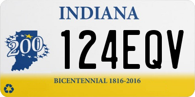 IN license plate 124EQV