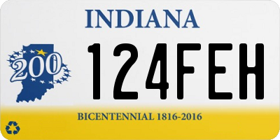 IN license plate 124FEH