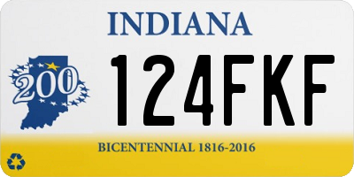 IN license plate 124FKF