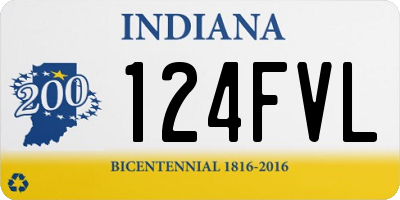 IN license plate 124FVL
