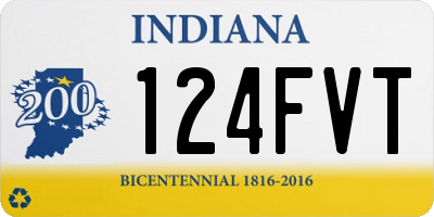 IN license plate 124FVT