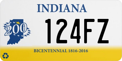 IN license plate 124FZ