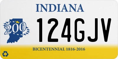 IN license plate 124GJV