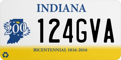 IN license plate 124GVA