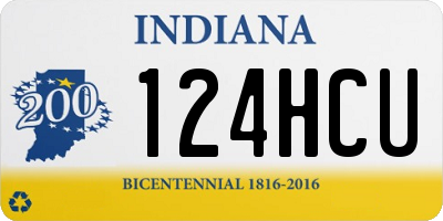 IN license plate 124HCU