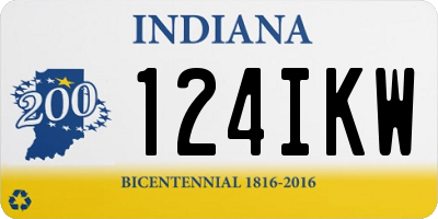 IN license plate 124IKW