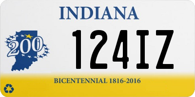 IN license plate 124IZ