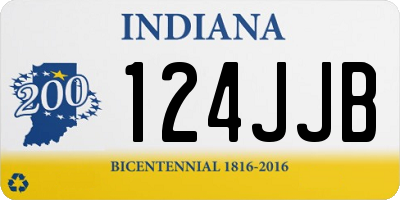 IN license plate 124JJB