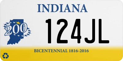 IN license plate 124JL