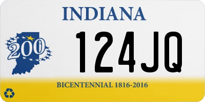 IN license plate 124JQ