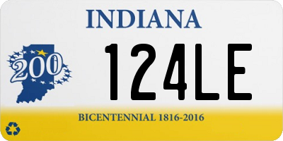 IN license plate 124LE