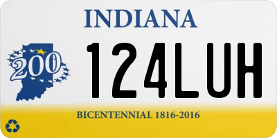 IN license plate 124LUH