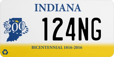 IN license plate 124NG