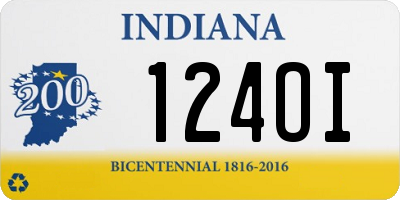 IN license plate 124OI