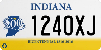 IN license plate 124OXJ