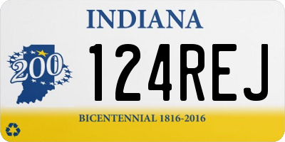 IN license plate 124REJ