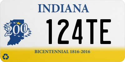 IN license plate 124TE