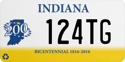 IN license plate 124TG