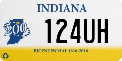 IN license plate 124UH