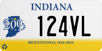 IN license plate 124VL