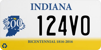 IN license plate 124VO