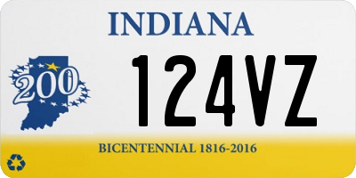 IN license plate 124VZ