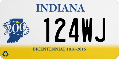 IN license plate 124WJ