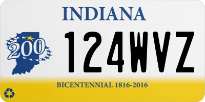 IN license plate 124WVZ