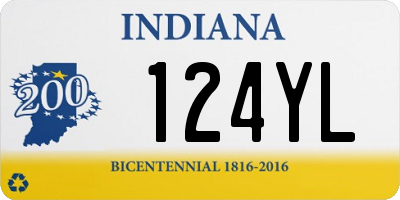 IN license plate 124YL