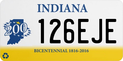 IN license plate 126EJE